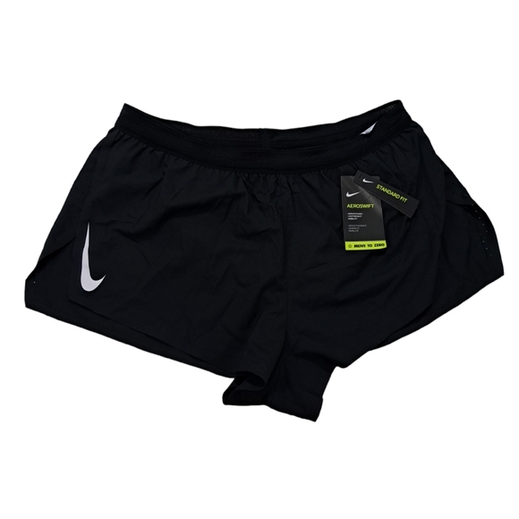 Nike Men's AeroSwift 2" Shorts Flyvent Black CJ7837-010 Size XL NWT - Picture 1 of 5